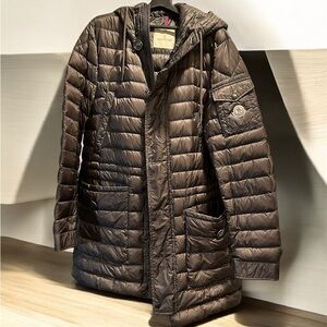 Moncler Brown Quilted Coat